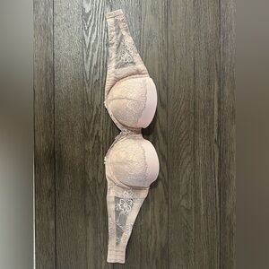 Elegant Lace Pink Bra